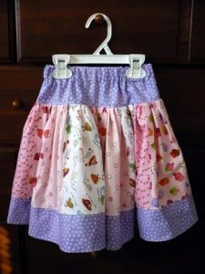 Girly Stripwork Skirt Pattern Review - Sew Mama Sew