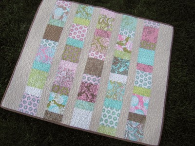 Charm Squares Baby Quilt