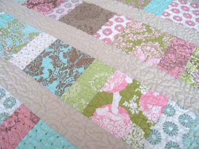 Charm Squares Baby Quilt! 