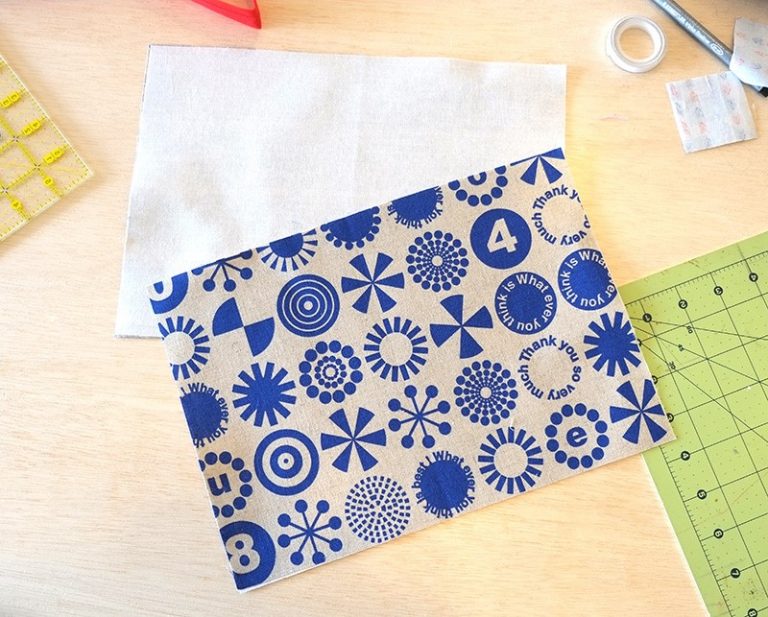 NoStress Tabbed Zipper Pouch Tutorial Sew Mama Sew