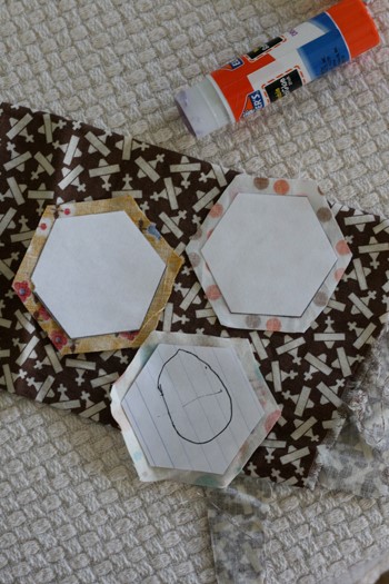 Large Hexagon Quilt Pattern and Tutorial