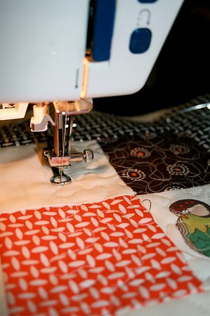 Breaking my free motion quilting foot