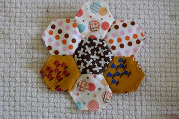 How to Sew Hexagons Together by Hand