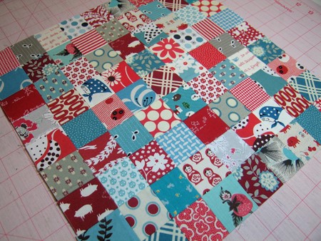 How to Make Quick Piece Tiny Fabric Squares