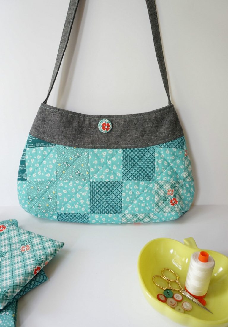 Springtime Patchwork Purse Tutorial - Sew Mama Sew